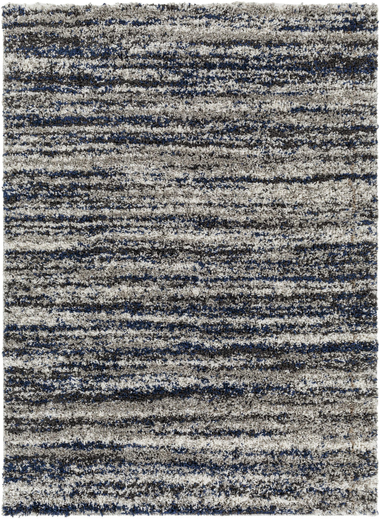 Surya Capella Shag CPS-2308 Black Dark Blue 5'3" x 7' Rug