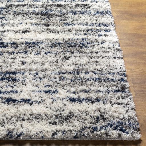 Surya Capella Shag CPS-2309 Black Dark Blue 6'7" x 9' Rug