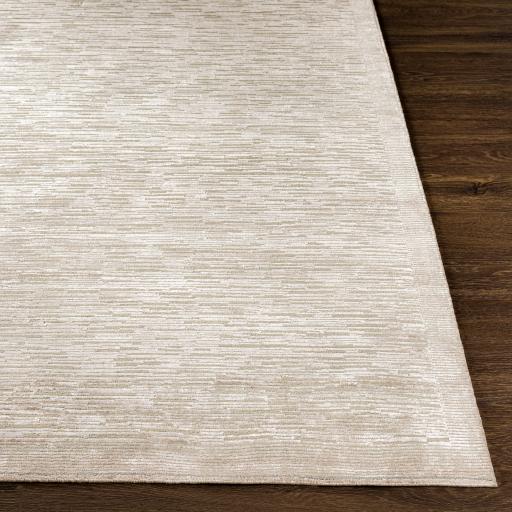 Surya Capri CAP-2305 Charcoal Light Beige 2'6" x 8' Rug