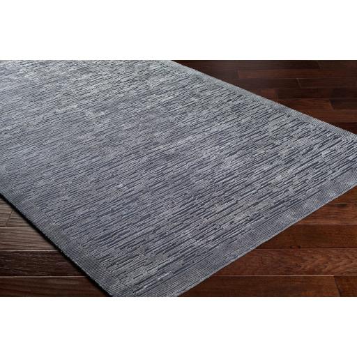 Surya Capri CAP-2307 Black Charcoal 2'6" x 8' Rug