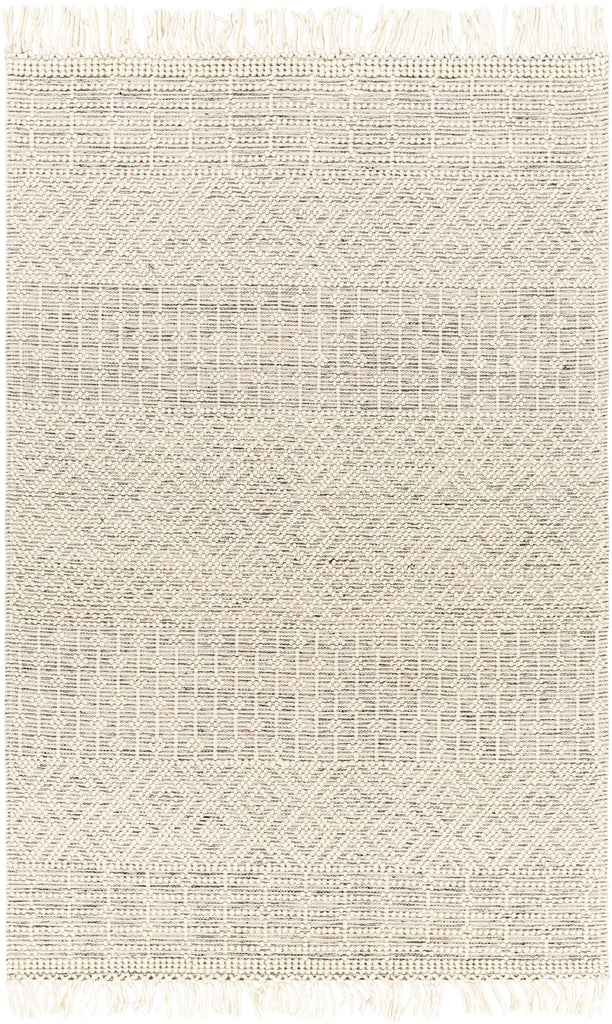 Surya Casa DeCampo CDC-2306 Black Light Beige 2'6" x 8' Rug