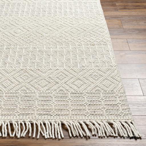 Surya Casa DeCampo CDC-2306 Black Light Beige 2'6" x 8' Rug