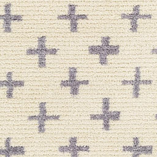 Surya Casablanca Shag CAG-2305 Ivory Medium Gray 9'2" x 12' Rug