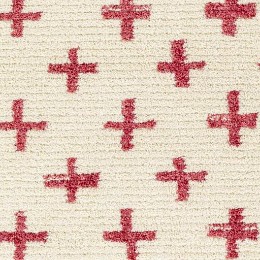 Surya Casablanca Shag CAG-2312 Burgundy Ivory 9'2" x 12' Rug