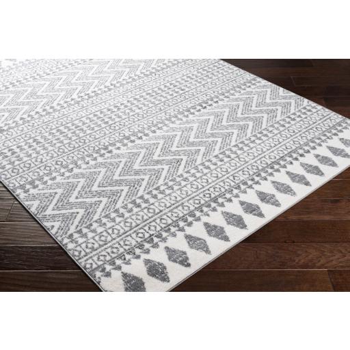 Surya Cesar CEG-2343 Charcoal Cream 9'2" x 12' Rug