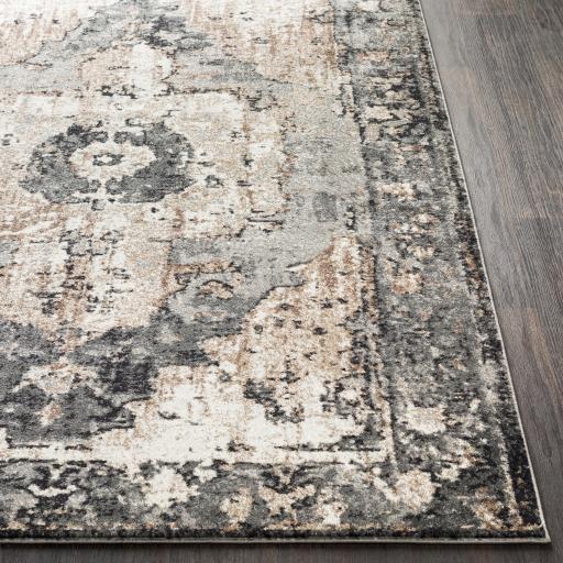 Surya Chelsea CSA-2304 Camel Charcoal 5'3" Square Rug