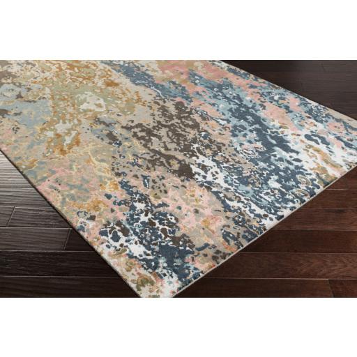 Surya Chemistry CHM-2002 Aqua Brown 4' x 6' Rug