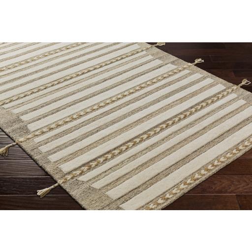 Surya Cherokee CHK-2307 Dark Brown Light Beige 3' x 5' Rug