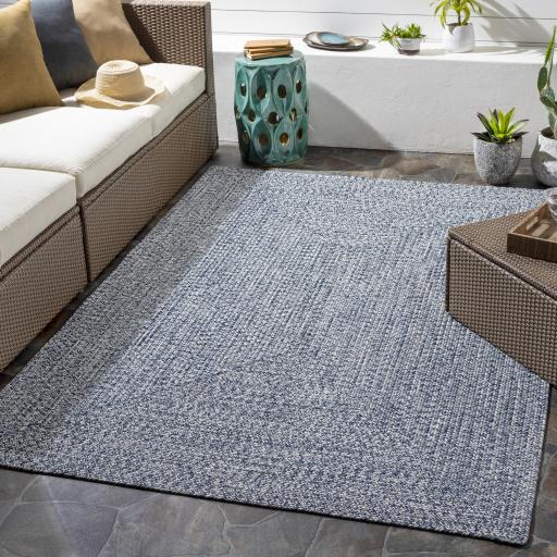 Surya Chesapeake Bay CPK-2304 Charcoal Cream 3' x 5' Rug