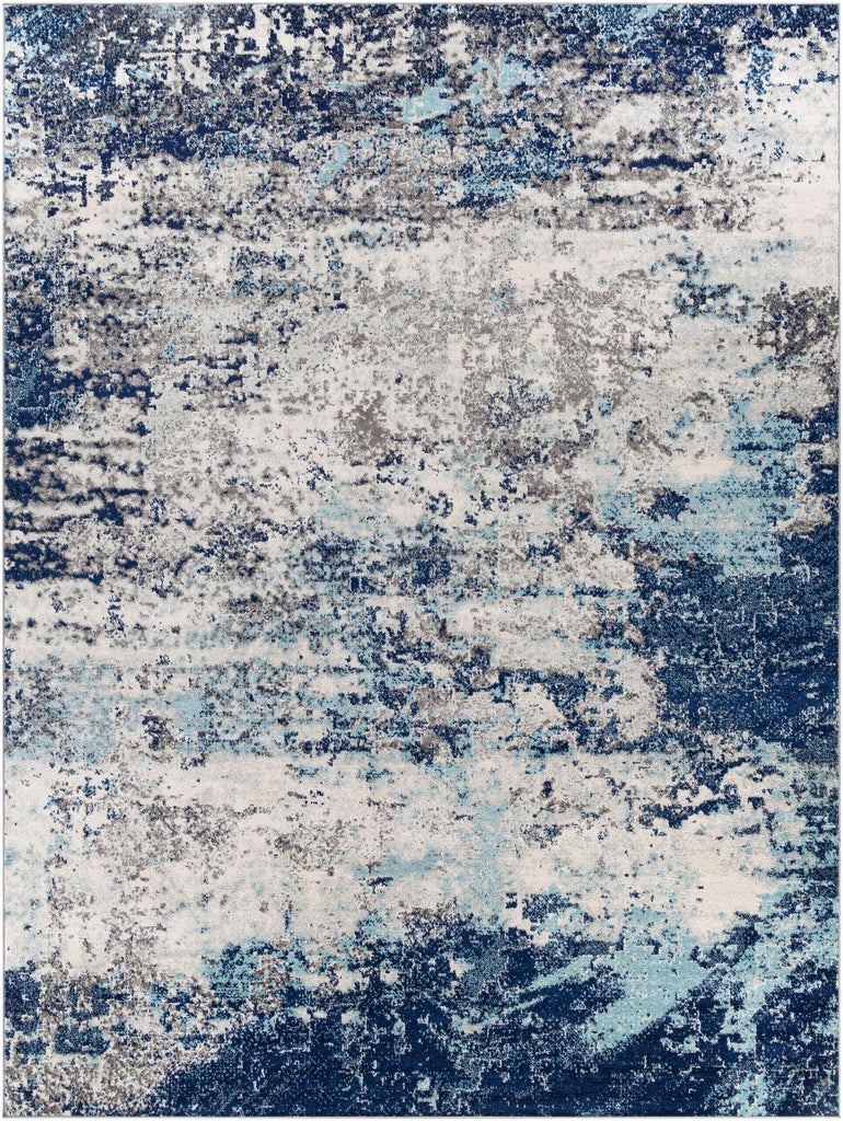 Surya Chester CHE-2342 Aqua Charcoal 5'3" x 7'3" Rug