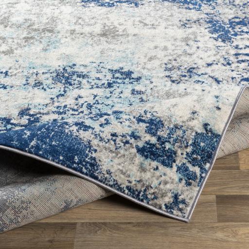 Surya Chester CHE-2342 Aqua Charcoal 5'3" x 7'3" Rug