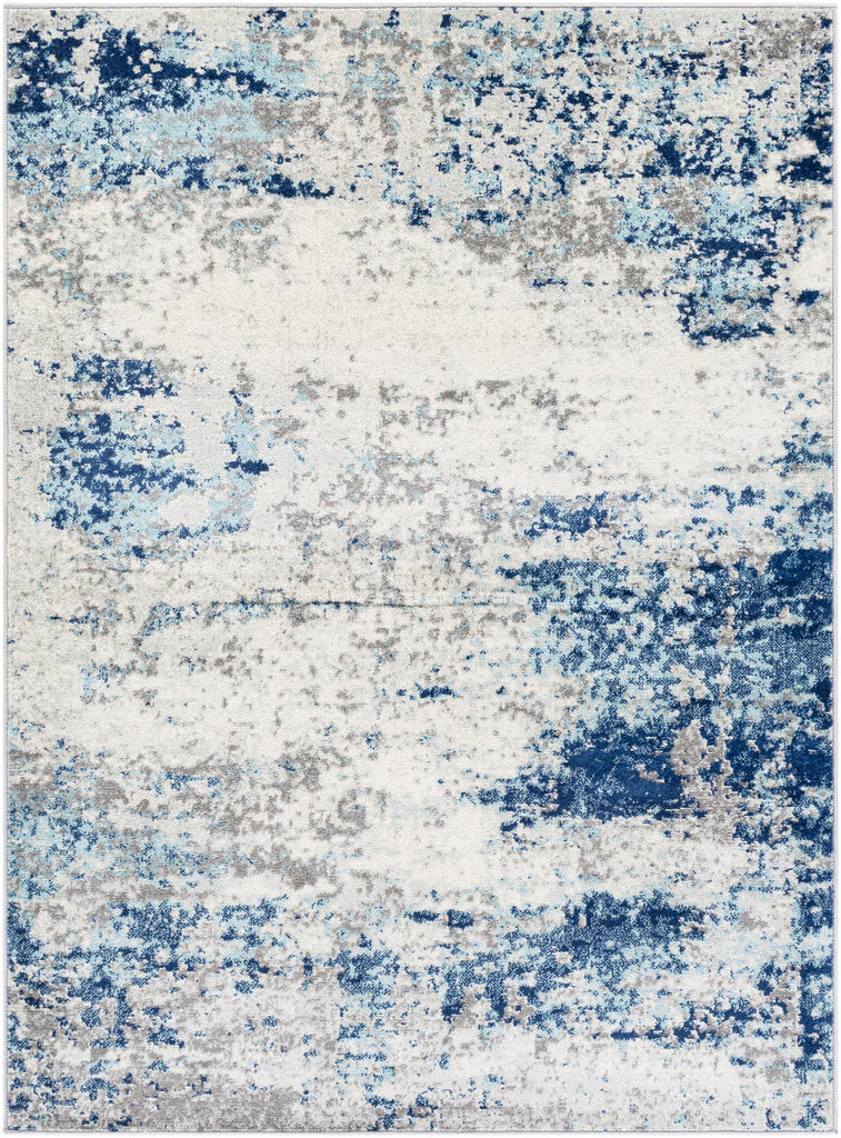 Surya Chester CHE-2344 Aqua Charcoal 5'3" x 7'3" Rug