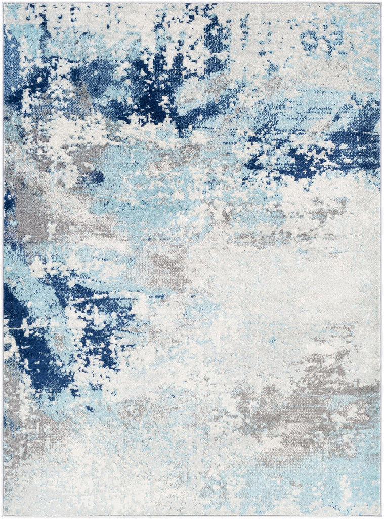 Surya Chester CHE-2346 Aqua Charcoal 5'3" x 7'3" Rug