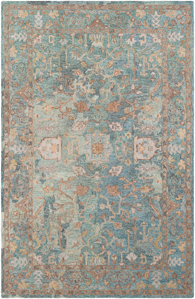 Surya Classic Nouveau CSN-1002 Aqua Brown 2' x 3' Rug