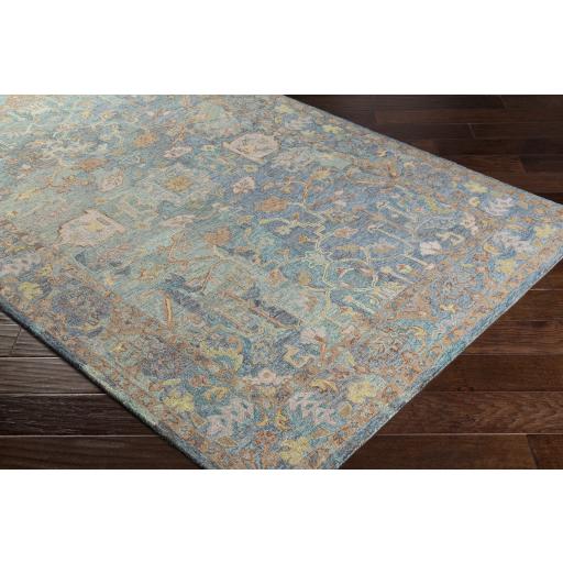 Surya Classic Nouveau CSN-1002 Aqua Brown 5' x 7'6" Rug