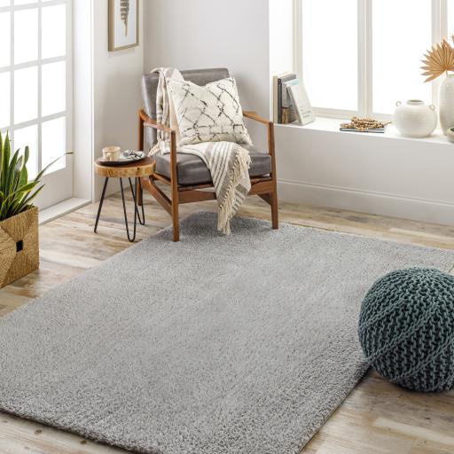 Surya Cloudy Shag CDG-2303 Gray 5'3" x 7' Rug