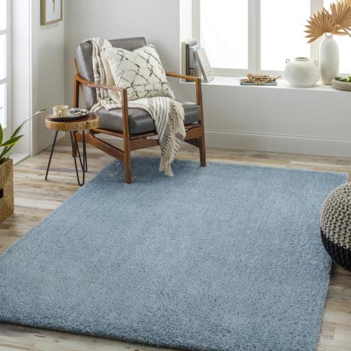 Surya Cloudy Shag CDG-2305 Blue 5'3" x 7' Rug