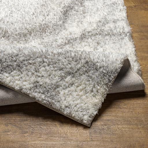 Surya Cloudy Shag CDG-2306 Gray Off-White 5'3" x 7' Rug