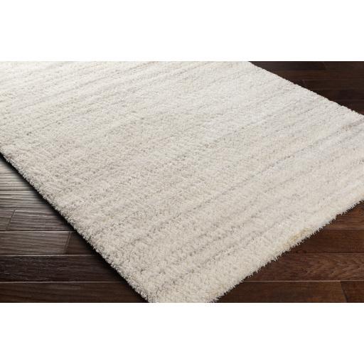 Surya Cloudy Shag CDG-2307 Gray Off-White 5'3" x 7' Rug