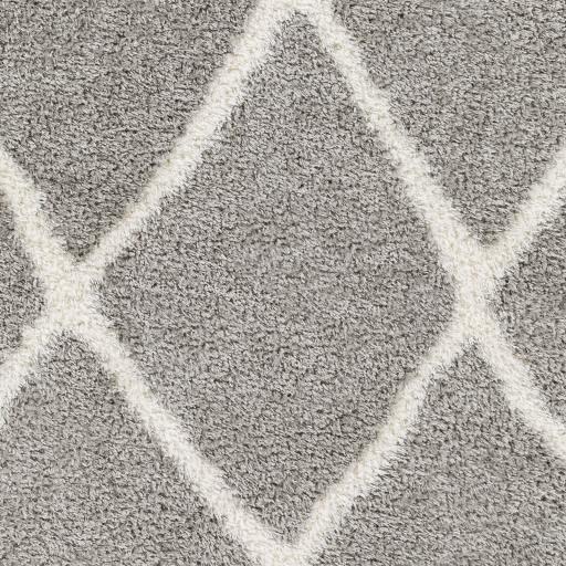 Surya Cloudy Shag CDG-2313 Charcoal Off-White 5'3" x 7' Rug