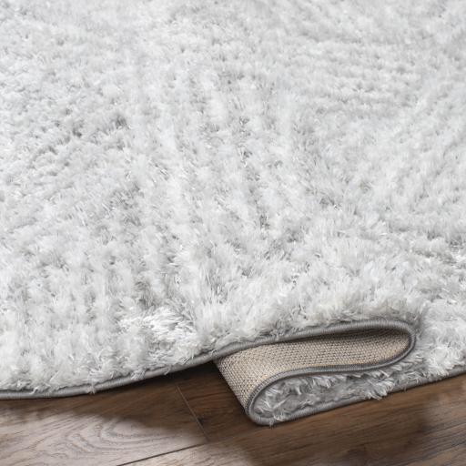 Surya Cloudy Shag CDG-2320 Gray Off-White 5'3" x 7' Rug