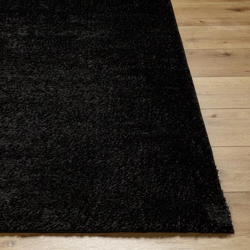 Surya Cloudy Shag CDG-2324 Black 5'3" x 7' Rug