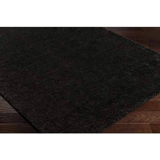 Surya Cloudy Shag CDG-2324 Black 5'3" x 7' Rug