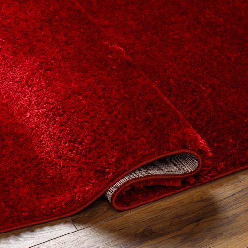 Surya Cloudy Shag CDG-2325 Red 6'7" x 9' Rug