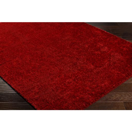 Surya Cloudy Shag CDG-2325 Red 6'7" x 9' Rug