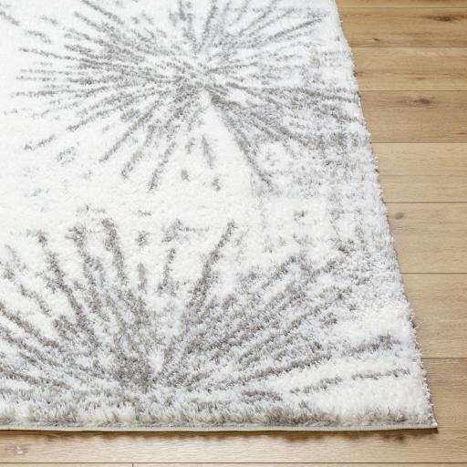 Surya Cloudy Shag CDG-2327 Gray Off-White 5'3" x 7' Rug