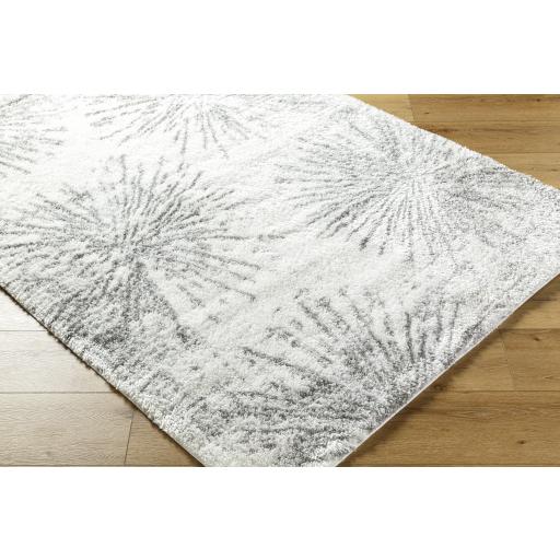 Surya Cloudy Shag CDG-2327 Gray Off-White 5'3" x 7' Rug