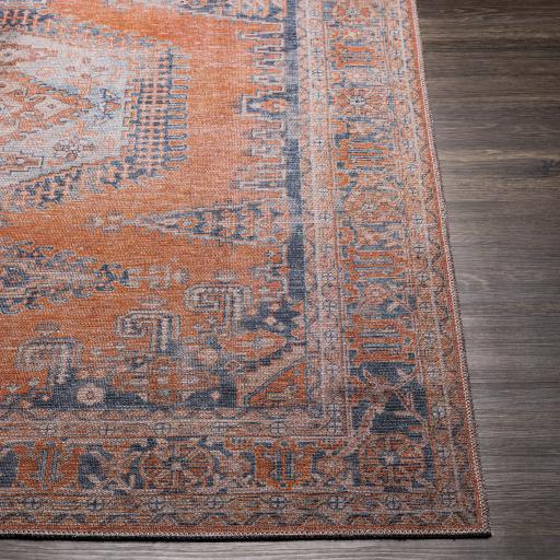 Surya Colin CLN-2306 Blue Burnt Orange 2'7" x 10' Rug