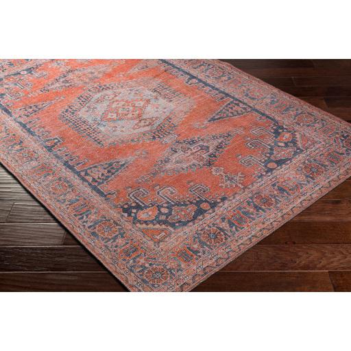 Surya Colin CLN-2306 Blue Burnt Orange 2'7" x 10' Rug