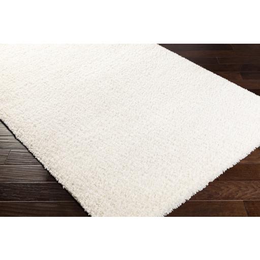 Surya Deluxe Shag DXS-2300 White 2' x 2'11" Rug