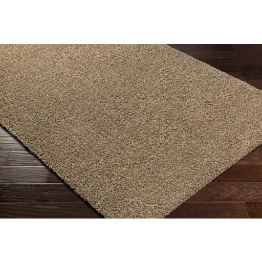 Surya Deluxe Shag DXS-2321 Medium Brown 2' x 3' Rug