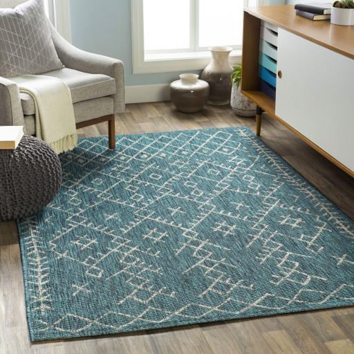 Surya Eagean EAG-2330 Aqua Black 10' x 13'11" Rug