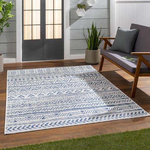 Surya Eagean EAG-2335 Blue Light Blue 2' x 2'11" Rug