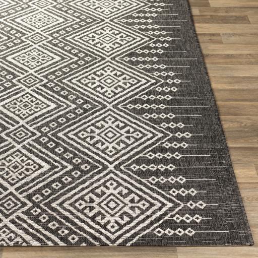 Surya Eagean EAG-2338 Black White 2' x 2'11" Rug