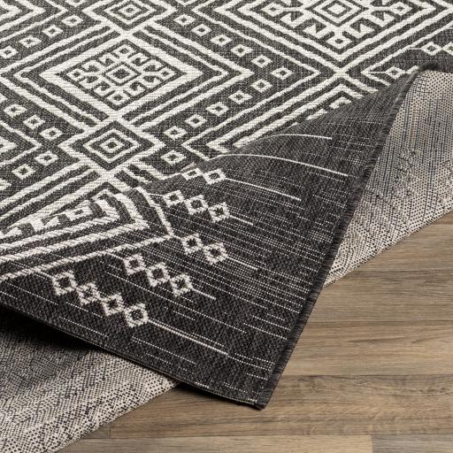 Surya Eagean EAG-2338 Black White 2' x 2'11" Rug