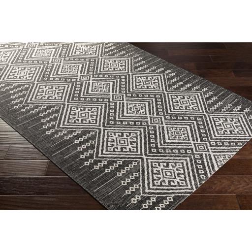 Surya Eagean EAG-2338 Black White 2' x 2'11" Rug