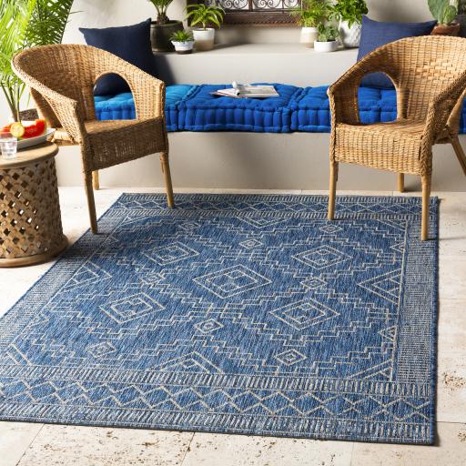 Surya Eagean EAG-2342 Blue Ink Blue 2' x 2'11" Rug