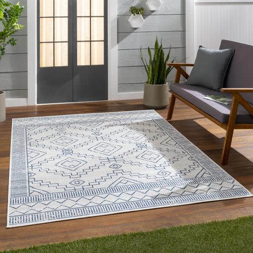 Surya Eagean EAG-2343 Blue Light Blue 2' x 2'11" Rug