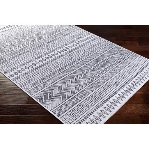 Surya Eagean EAG-2345 Black White 2' x 2'11" Rug