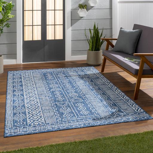 Surya Eagean EAG-2346 Blue Ink Blue 5'3" x 7'7" Rug