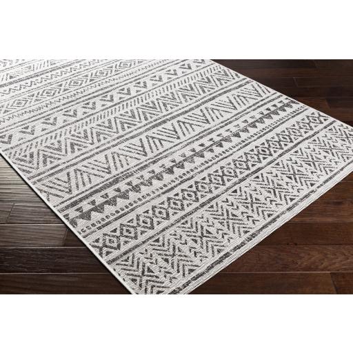 Surya Eagean EAG-2347 Black Charcoal 2'7" x 12' Rug