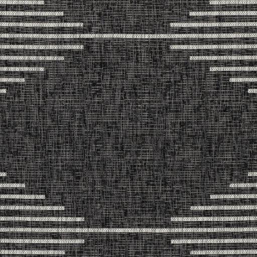 Surya Eagean EAG-2348 Black Charcoal 6'7" Square Rug