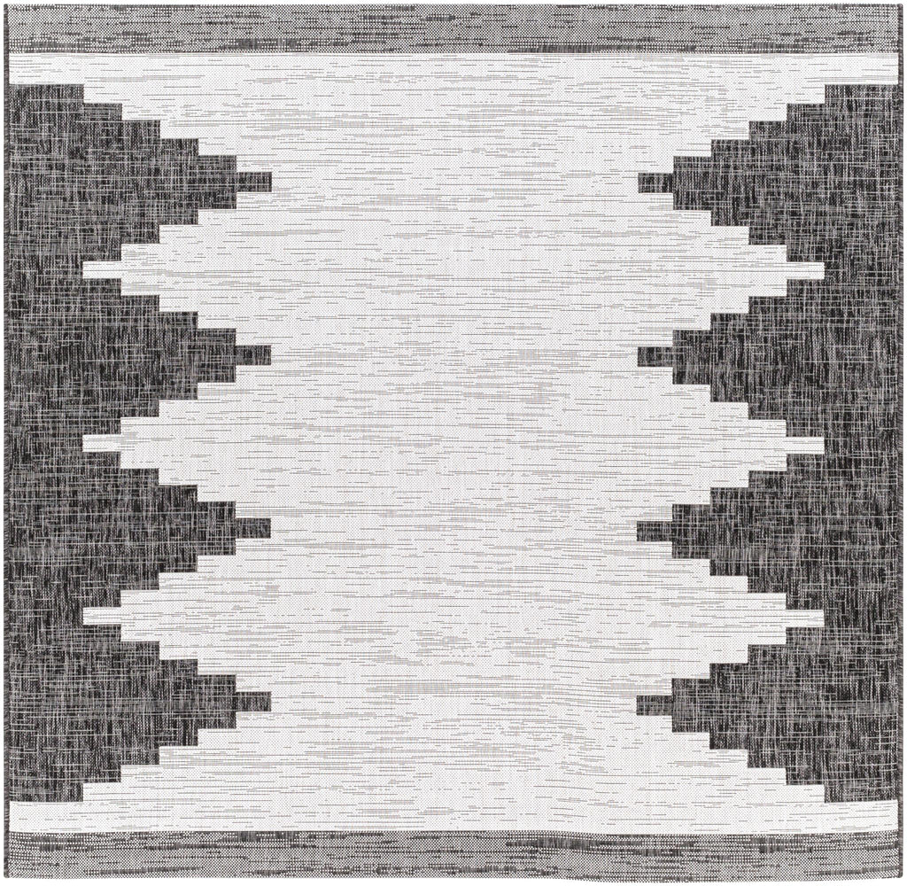 Surya Eagean EAG-2356 Black Charcoal 7'10" Square Rug