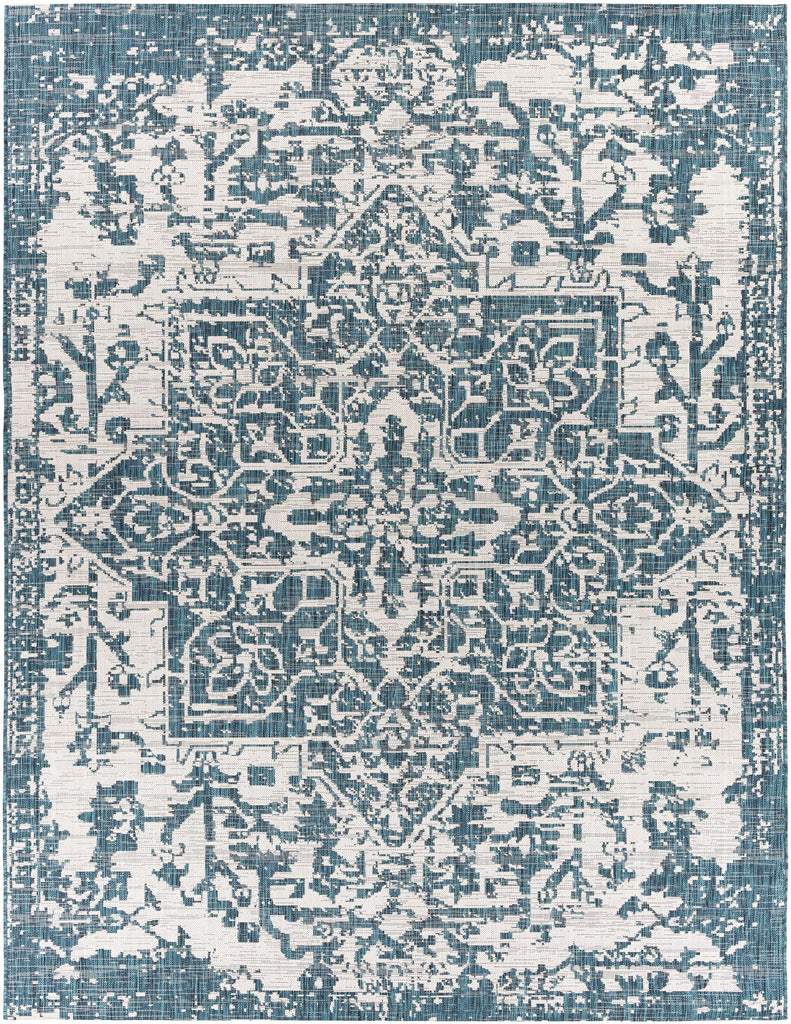 Surya Eagean EAG-2378 Black Light Beige 7'10" Square Rug