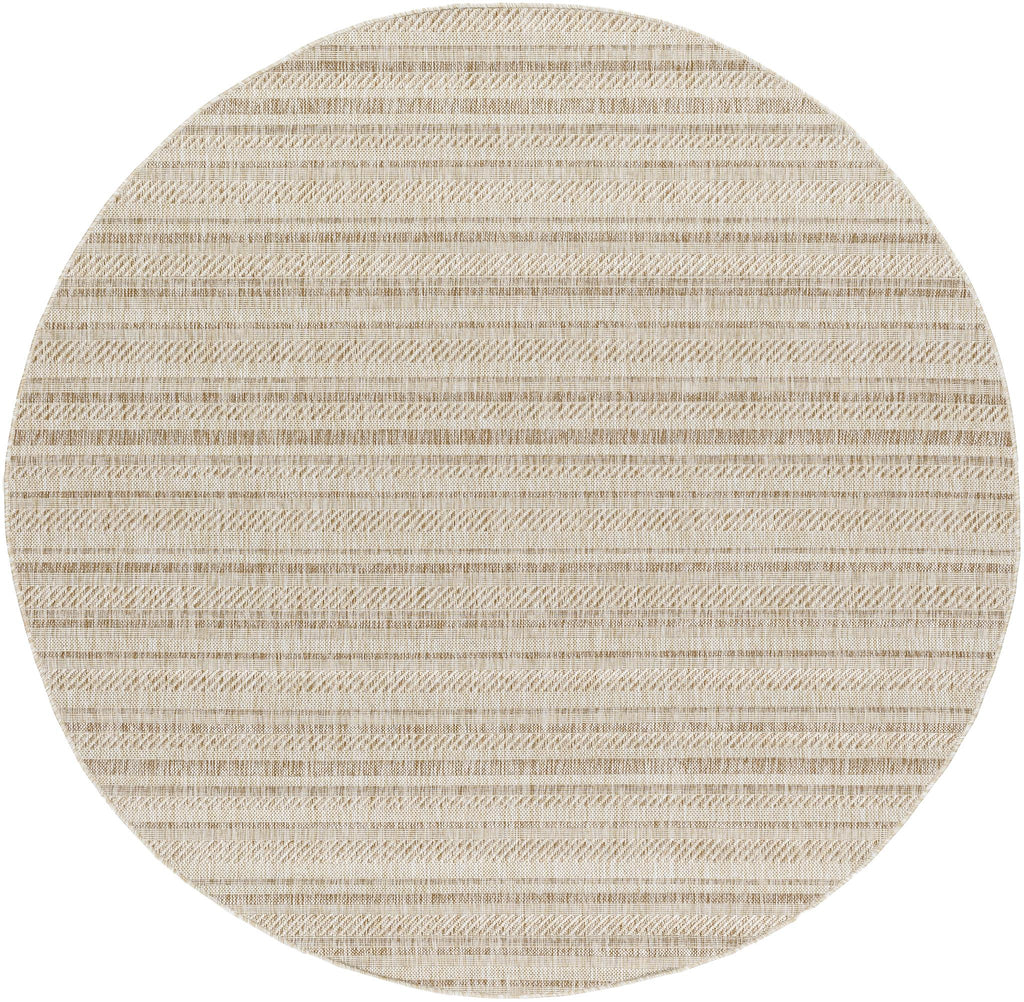 Surya Eagean EAG-2409 Brown Cream 7'10" Square Rug