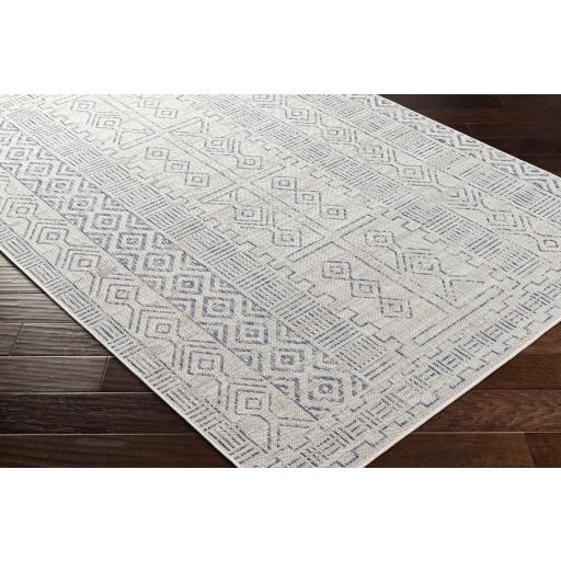 Surya Eagean EAG-2414 Blue Gray 6'7" Square Rug